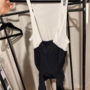 Rapha Black and White Bike Shorts